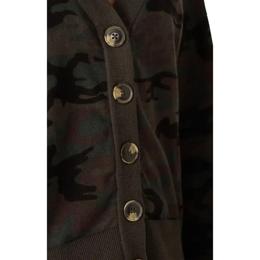 Sanctuary Lets Hang Camouflage Cardigan S - Picture 3 of 9
